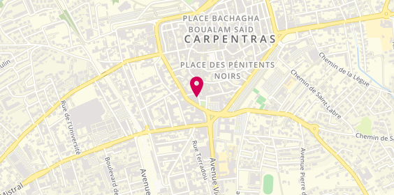 Plan de Laura MILAN Psychologue Carpentras, 94 Rue de Cohorn, 84200 Carpentras