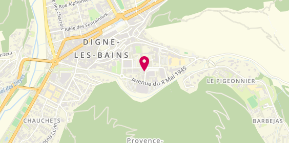 Plan de Delphine MAZON, Psychologue Neuropsychologue, Maison de Santé, Immeuble la Source
3 Rue du Trelus, 04000 Digne-les-Bains