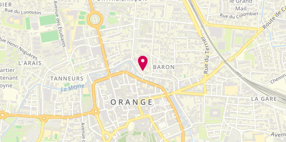 Plan de QUINQUIN Bénédicte, 30 Rue du Noble, 84100 Orange