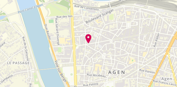 Plan de ODIEVRE Brigitte, 19 Boulevard de la Republique, 47000 Agen