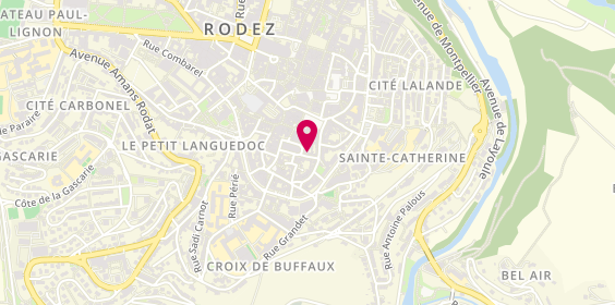 Plan de BRULIN Céline, 5 Rue Chirac, 12000 Rodez