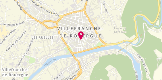 Plan de CAUSSANEL Anne, 3 Rue Pierre Polier, 12200 Villefranche-de-Rouergue