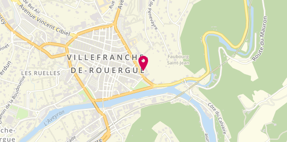 Plan de Delphine Pagnier-Bros, 2 Allée Aristide Briand, 12200 Villefranche-de-Rouergue