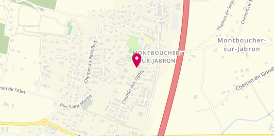 Plan de BERNASCONI HOVAERE Sophie, 290A Rue Saint Martin, 26740 Montboucher-sur-Jabron