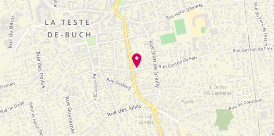 Plan de Estelle NOUHRA psychologue clinicienne, 31 Rue Gaston de Foix, 33260 La Teste-de-Buch