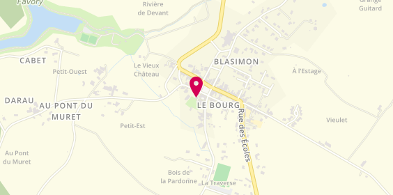 Plan de Aurore Besson-MOURLANNE, 1 Rue du Vivier, 33540 Blasimon