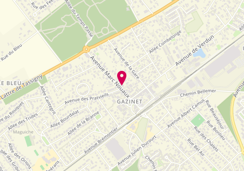 Plan de Dieulafait-GARCIA Sandrine, 30 Bis Avenue Marc Nouaux, 33610 Cestas