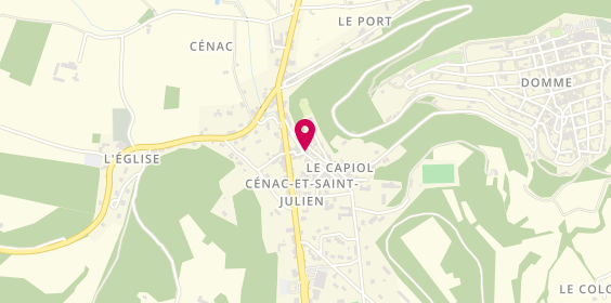Plan de LAFLAQUIERE Elodie, 147 Rue Lucien de Maleville, 24250 Cénac-et-Saint-Julien