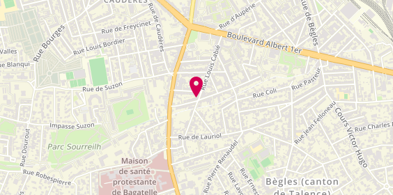 Plan de LAGIER Isabelle, 67 Rue Louis Cabié, 33800 Bordeaux
