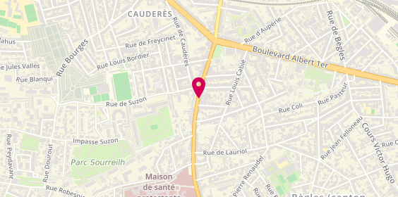 Plan de Cloutour Monribot Genevieve Armandine, 60 Route de Toulouse, 33000 Bordeaux