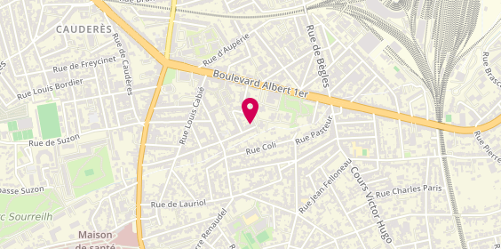 Plan de LECONTE Elisa, 36 Rue de Ladous, 33800 Bordeaux