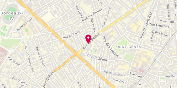 Plan de Benhaim-MONCOUCY Magali, 202 Rue de Pessac, 33000 Bordeaux