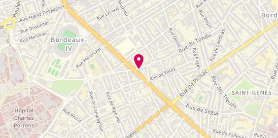 Plan de LABARTHE Audrey, 226 Rue du Tondu, 33000 Bordeaux