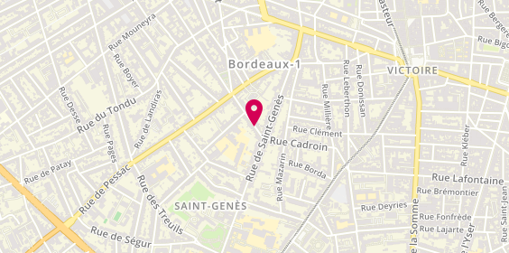 Plan de PREMON Marie France, 29 Rue Lamourous, 33000 Bordeaux