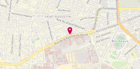 Plan de Cabient Saint Augustin, 63 Rue de la Pelouse de Douet, 33000 Bordeaux