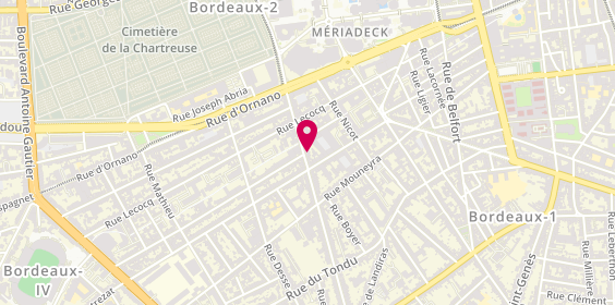 Plan de Emilie Charpentier-LIBOUREL, 96 Rue François de Sourdis, 33000 Bordeaux