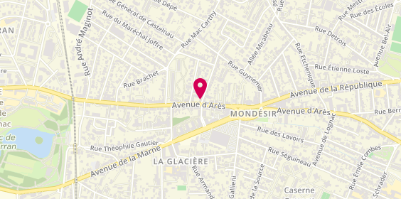 Plan de ALLANIC Barbara, 4 Rue Général Gouraud, 33200 Bordeaux