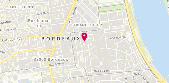 Plan de CHAPPUIS Séverine, 32 Rue Porte Dijeaux, 33000 Bordeaux