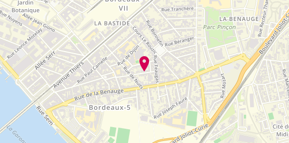 Plan de SARAIS Marie Eve, 48 Rue de Châteauneuf, 33100 Bordeaux