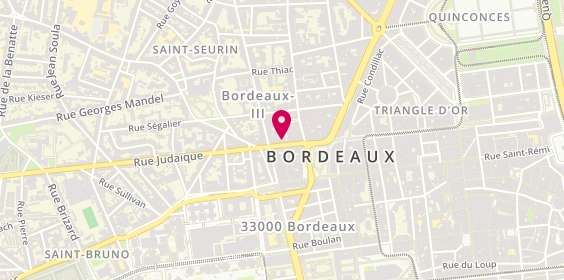Plan de Marjorie SANS - Psychologue Clinicienne, BORDEAUX, 19 Rue Judaïque, 33000 Bordeaux