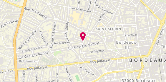 Plan de ER ROUFY Fadila, 2 Rue Charles Monselet, 33000 Bordeaux