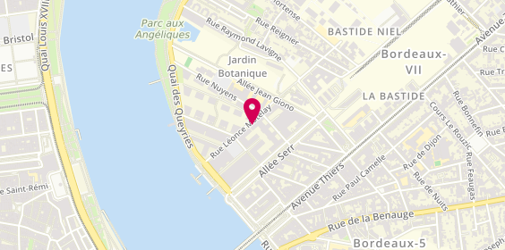 Plan de DA FONSECA Lidia, 37 Rue Léonce Motelay, 33100 Bordeaux