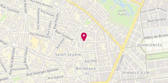Plan de DAURE Stéphane, 52 Rue Turenne, 33000 Bordeaux