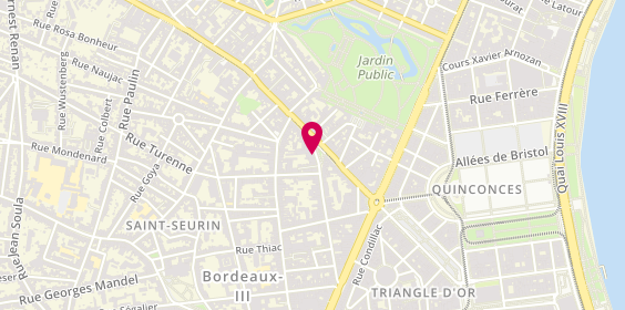 Plan de LA SAGNA Philippe, 15 Place Charles Gruet, 33000 Bordeaux