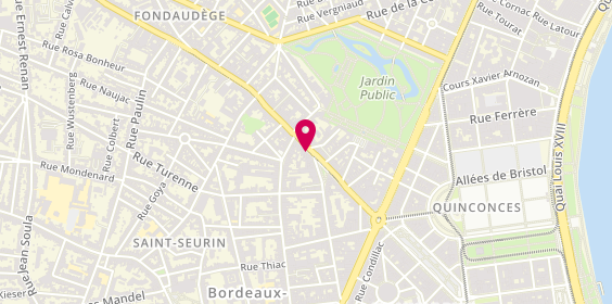 Plan de Stéphanie Brillouet, 42 Rue Fondaudège, 33000 Bordeaux