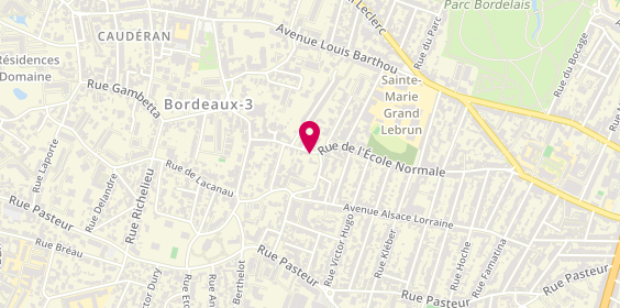 Plan de FONTANGE Charlotte, 186 Rue de l'École Normale, 33200 Bordeaux