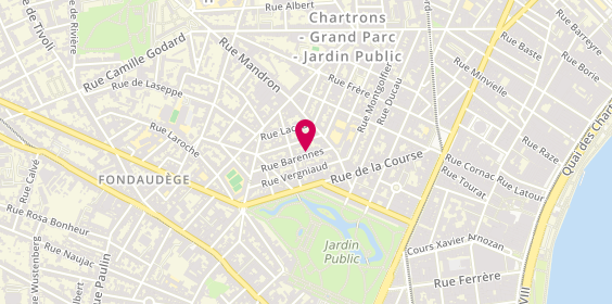 Plan de Régine Marestin DELESTRE, 17 Rue Barennes, 33000 Bordeaux