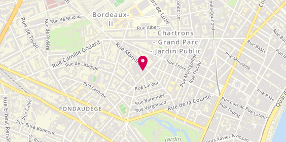 Plan de JOURDANET Jérôme, 69 Rue Lagrange, 33000 Bordeaux