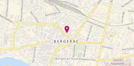 Plan de Marie-José GRIHOM, 4 Boulevard Victor Hugo, 24100 Bergerac