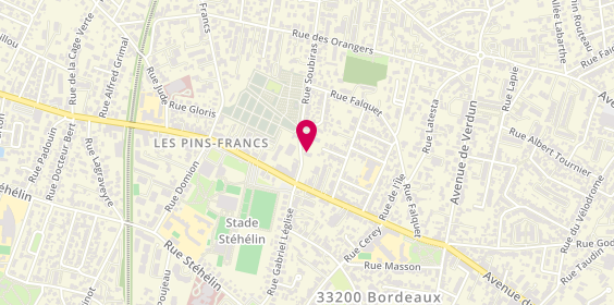 Plan de Grégory Van Den Berg, 13 Rue Soubiras, 33200 Bordeaux