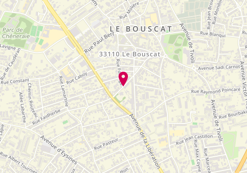 Plan de CASAMAYOU Catherine, 52 Rue Emile Zola, 33110 Le Bouscat