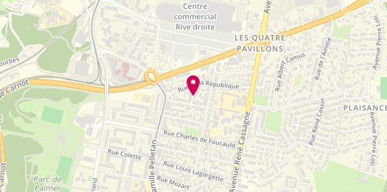 Plan de CHARAT Laurent, 2 Rue de l'Espérance, 33150 Cenon
