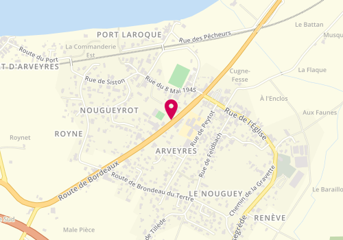 Plan de ROBERT Clara, 24 Route de Bordeaux, 33500 Arveyres