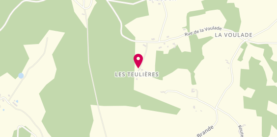 Plan de DELPECH Sandrine, Lieu-Dit Teulières, 46200 Saint-Sozy