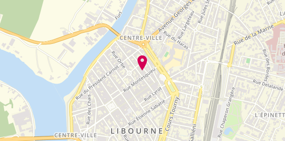 Plan de MANSERVISI Lucile, 44 Rue Jules Favre, 33500 Libourne