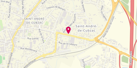 Plan de Magalie Audigier Daffé, 104 Rue Emile Dantagnan, 33240 Saint-André-de-Cubzac