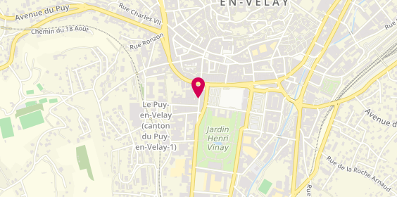 Plan de Fatima Douakha, 20 Rue Vibert, 43000 Le Puy-en-Velay