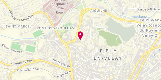 Plan de PUY Angélique, 14 avenue d'Aiguilhe, 43000 Le Puy-en-Velay