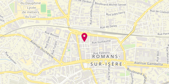 Plan de MESONA Florence, 38 Rue Pierre Semard, 26100 Romans-sur-Isère