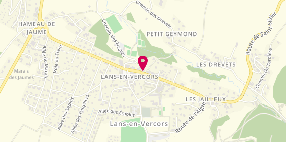 Plan de AZNAR Véronique, 739 avenue Léopold Fabre, 38250 Lans-en-Vercors