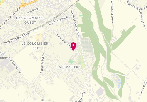 Plan de Pellat Valérie, Maison de Santé, 
28 Rue Jean Rony, 38160 Saint-Marcellin