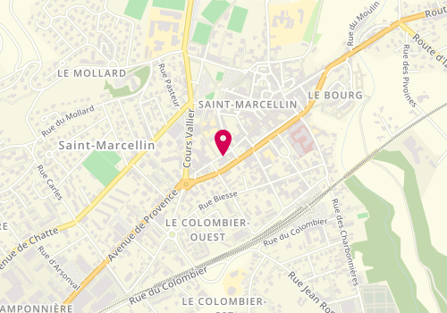 Plan de DESCHAMPS Clémentine, 5 Rue Saint-Laurent, 38160 Saint-Marcellin