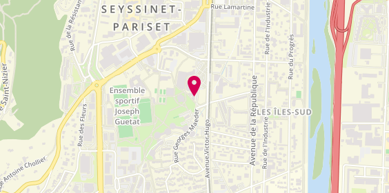 Plan de LHUILLIER Brigitte, 64 Rue de la Fauconnière, 38170 Seyssinet-Pariset