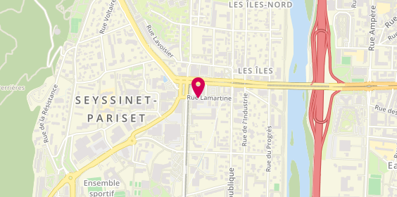 Plan de ABADIE Françoise, 17 Rue Lamartine, 38170 Seyssinet-Pariset