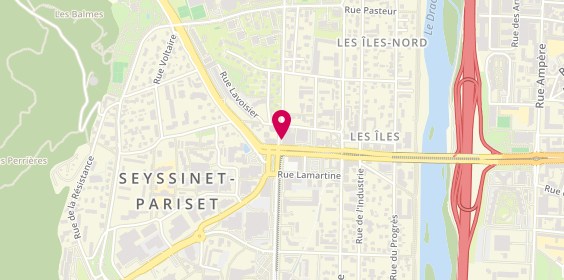 Plan de Camille BROYER - Psychologue, 53 Rue Aimé Bouchayer, 38170 Seyssinet-Pariset