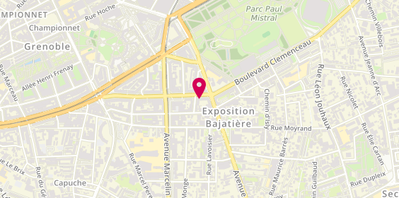 Plan de Soumaya MAJDOUB- Psychologue, 5 avenue Albert 1er de Belgique, 38000 Grenoble